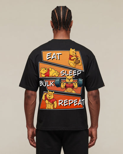 Eat Sleep Bulk Repeat | Oversized Shirt