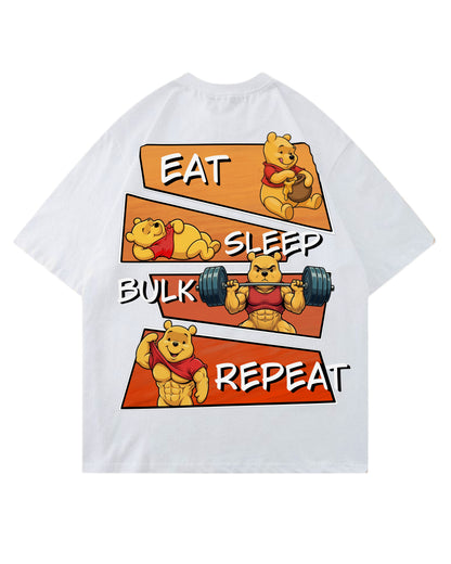 Eat Sleep Bulk Repeat | Oversized Shirt