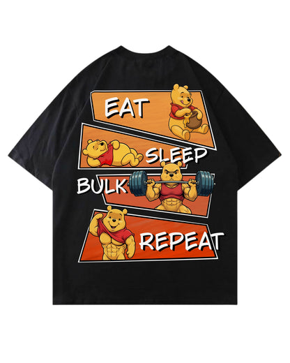 Eat Sleep Bulk Repeat | Oversized Shirt