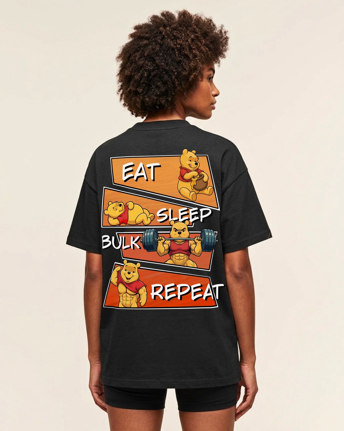 Eat Sleep Bulk Repeat | Oversized Shirt