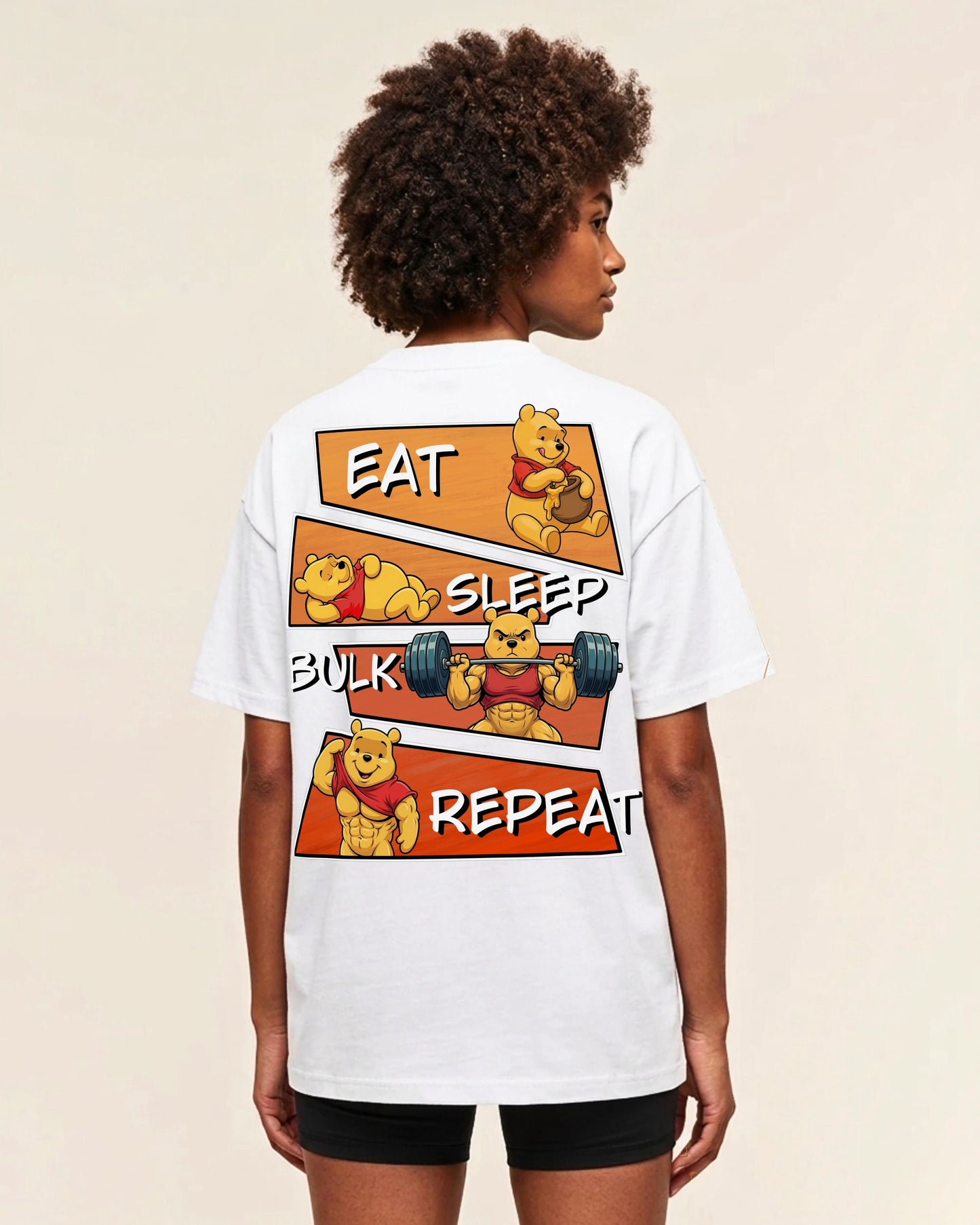 Eat Sleep Bulk Repeat | Oversized Shirt