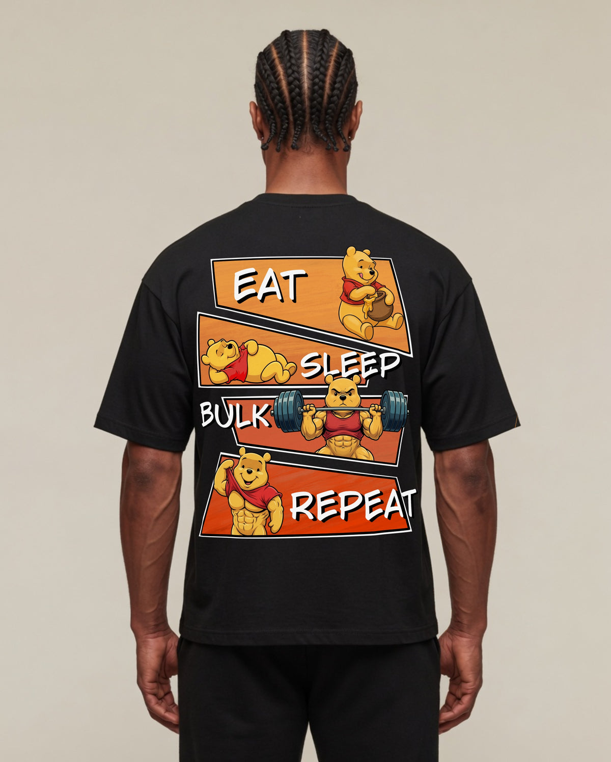 Eat Sleep Bulk Repeat | Oversized Shirt