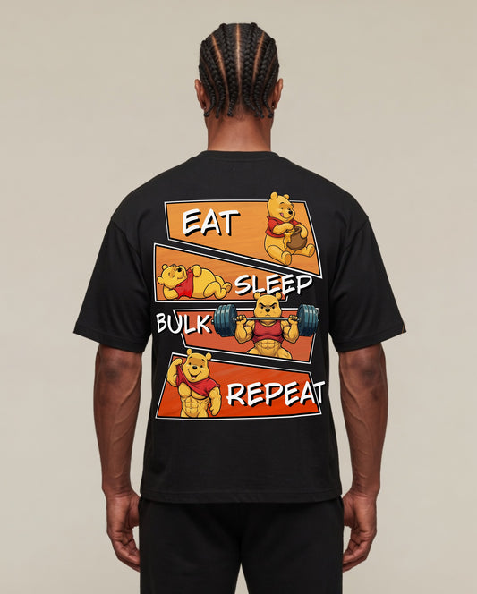 Eat Sleep Bulk Repeat | Oversized Shirt