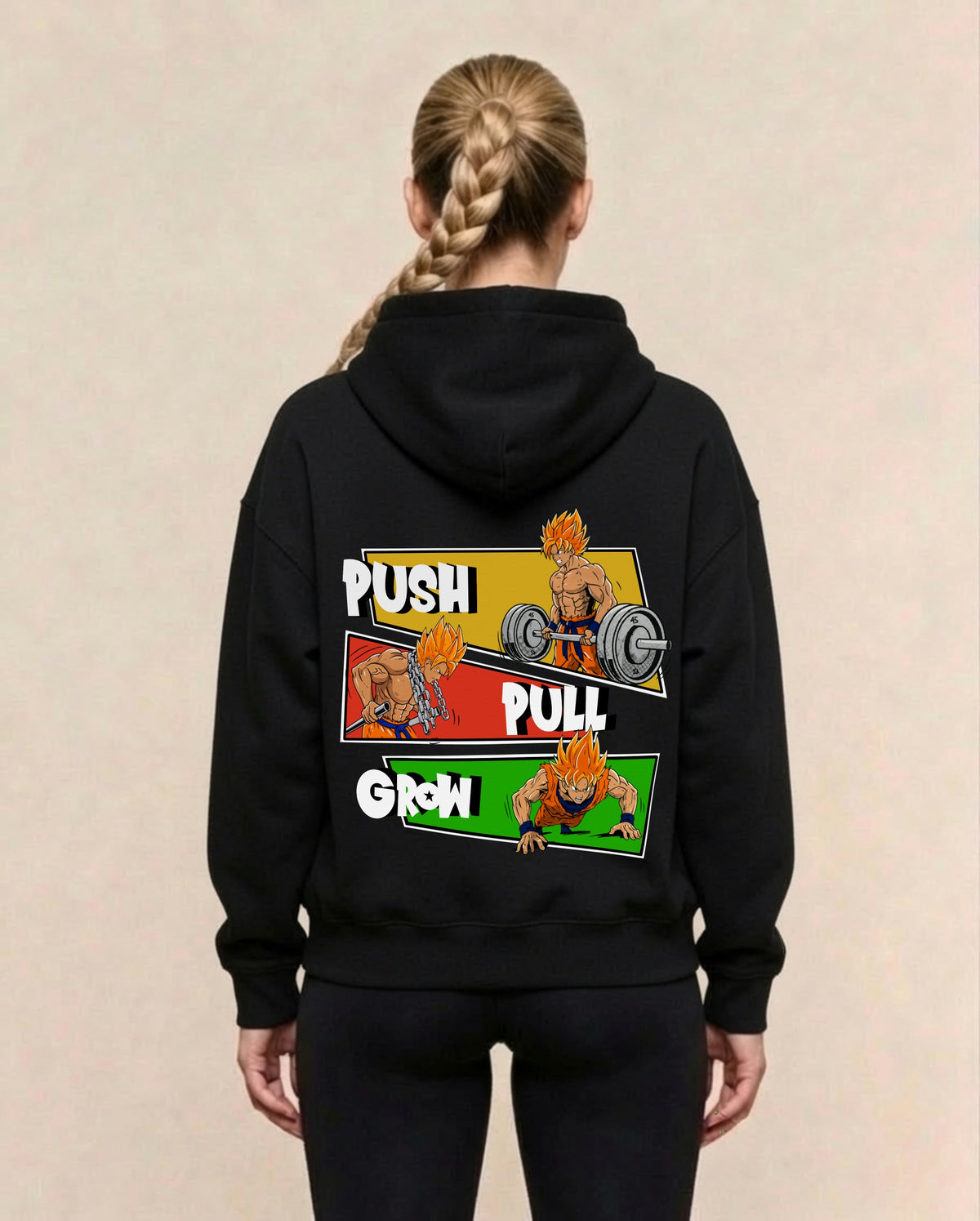 Push Pull Grow | Premium Hoodie