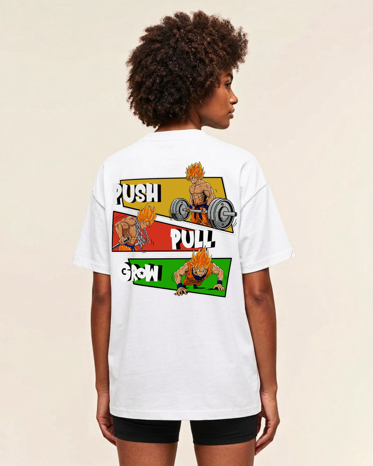 Push Pull Grow | Oversized Shirt