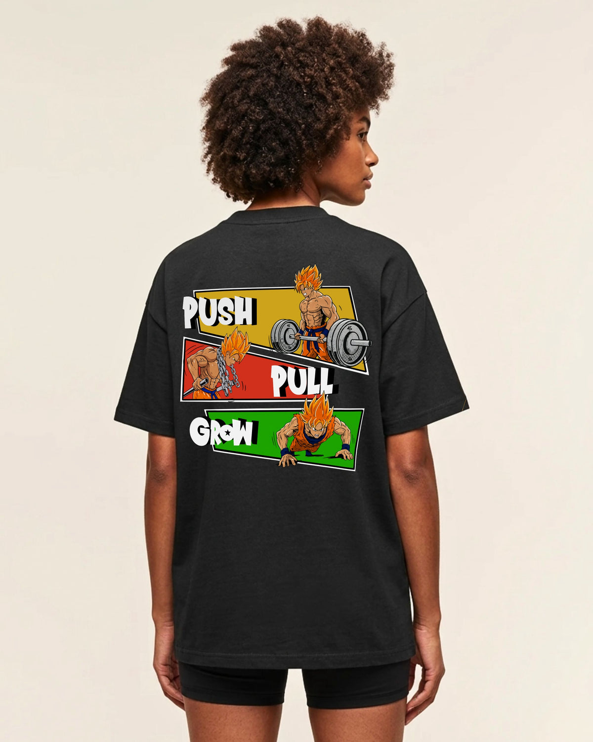 Push Pull Grow | Oversized Shirt