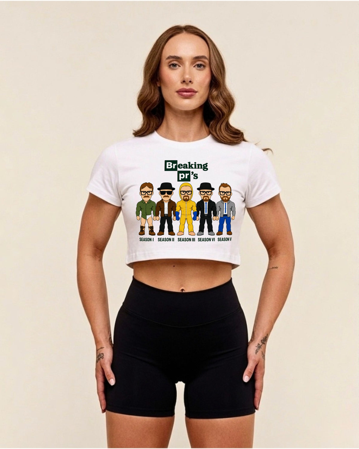 Breaking pr's | Oversized Crop Top