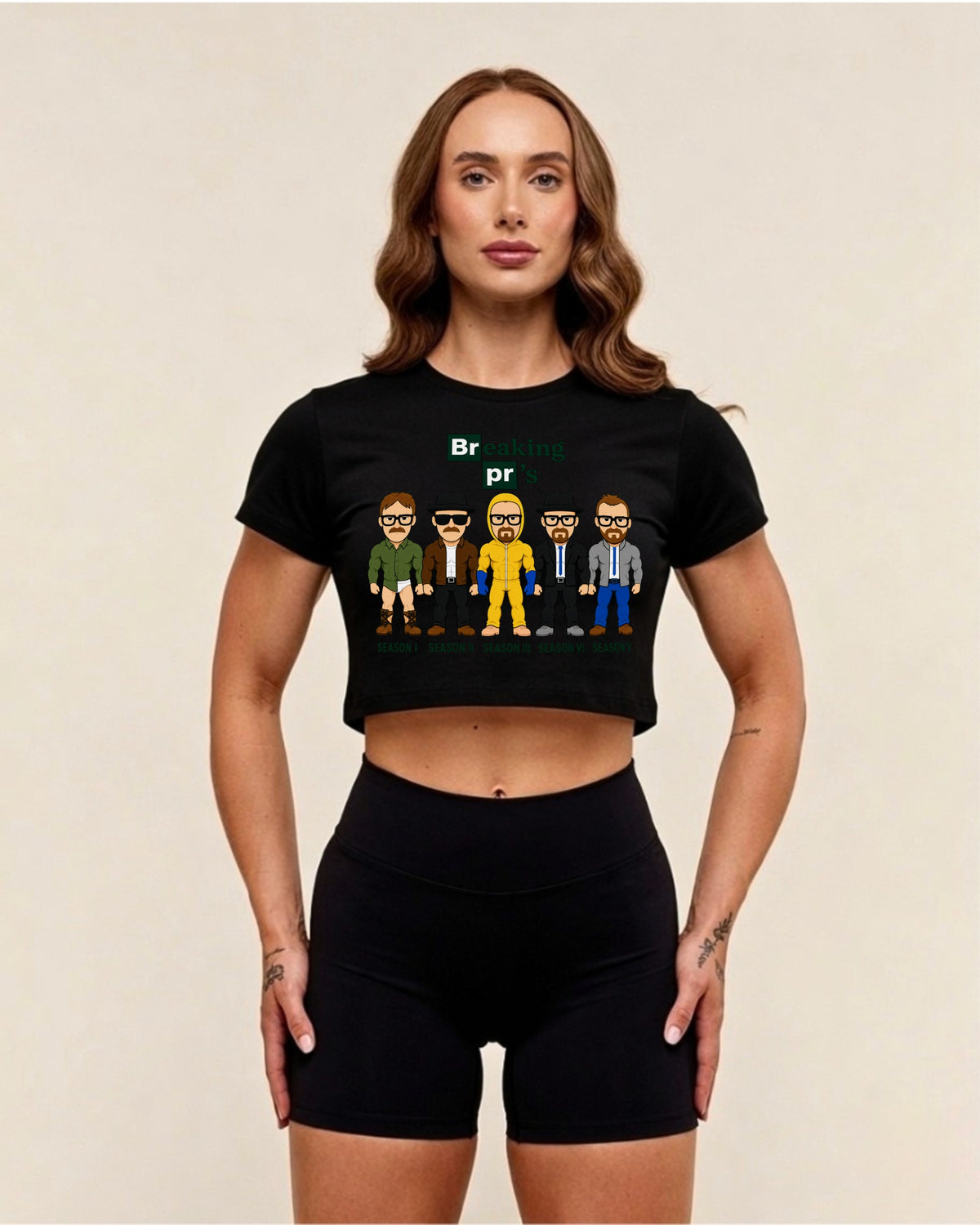 Breaking pr's | Oversized Crop Top