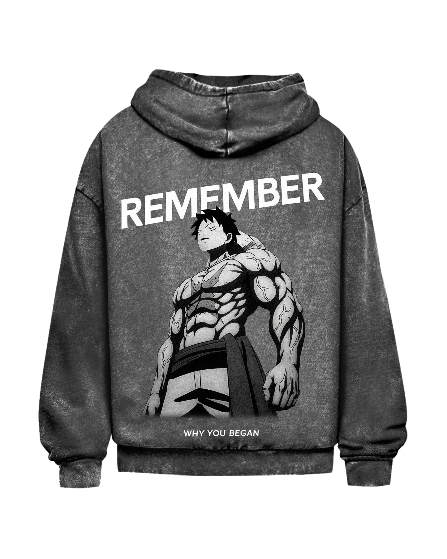 Remember | Oversized Washed Hoodie