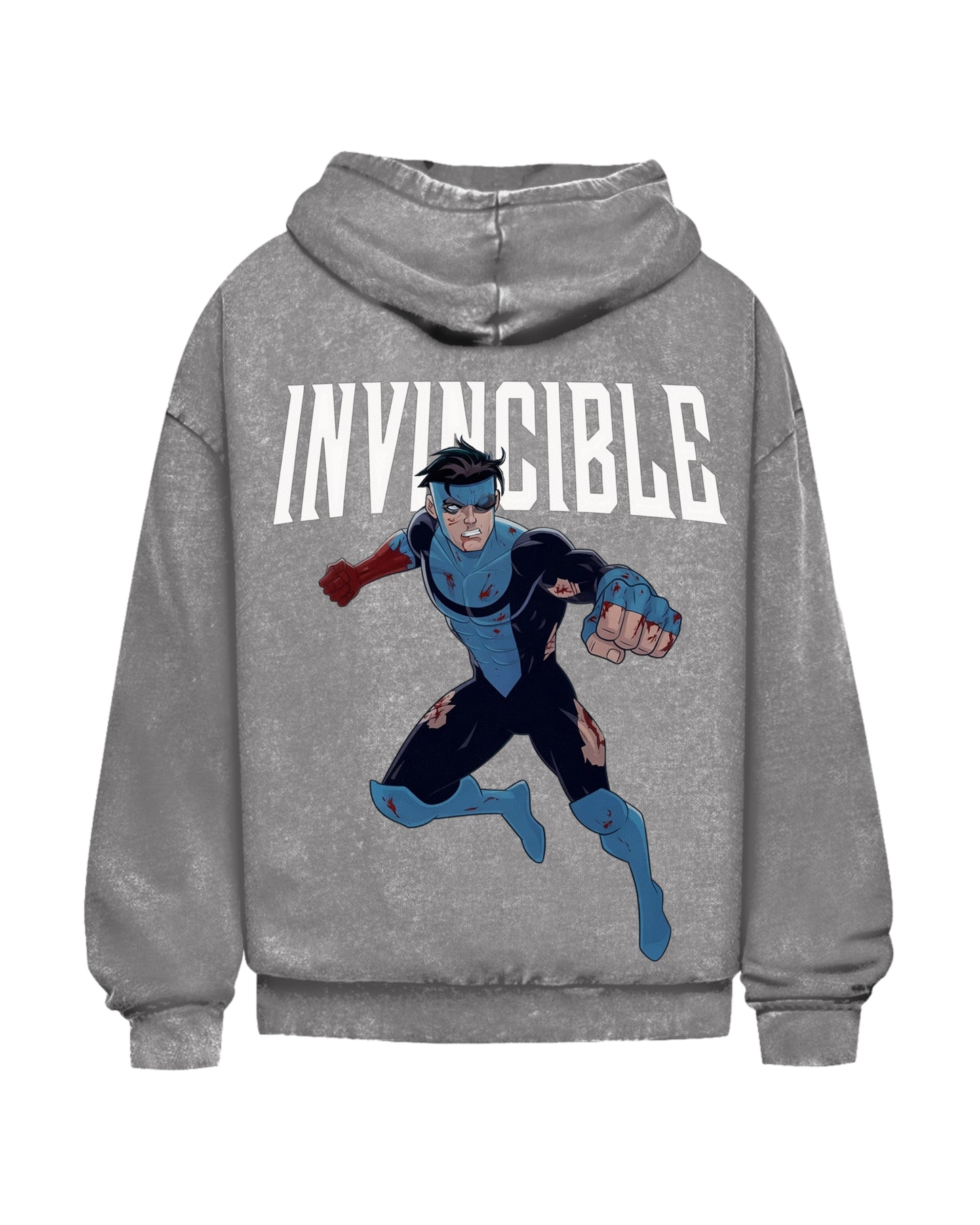 Invincible | Oversized Washed Hoodie