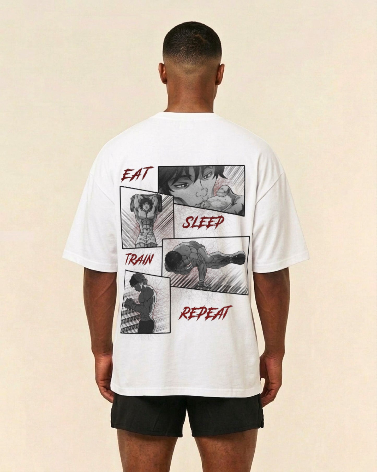 Eat Sleep Train Repeat | Oversized shirt