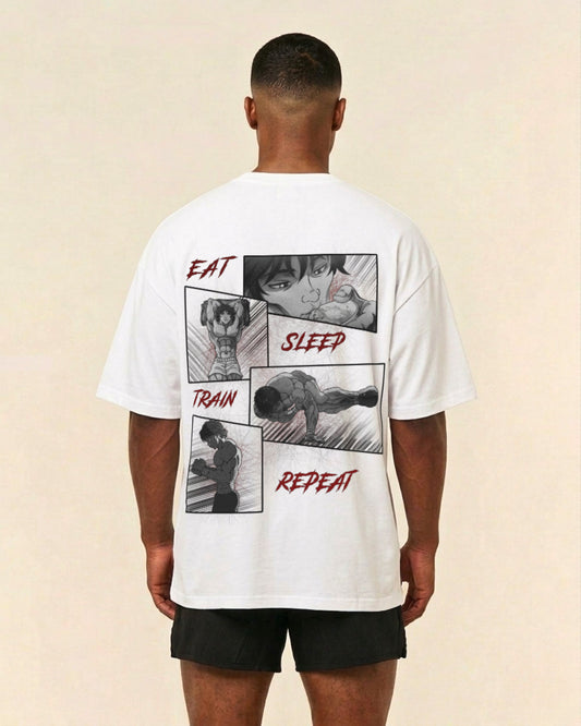 Eat Sleep Train Repeat | Oversized shirt