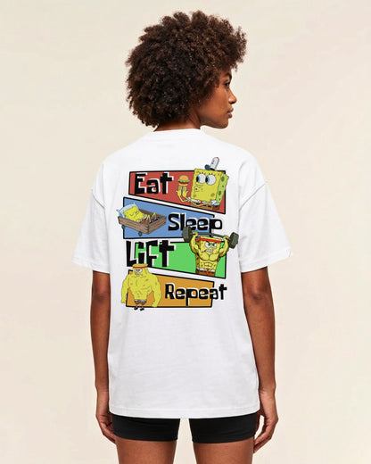 Eat Sleep Lift Repeat 3.0 | Oversized Shirt