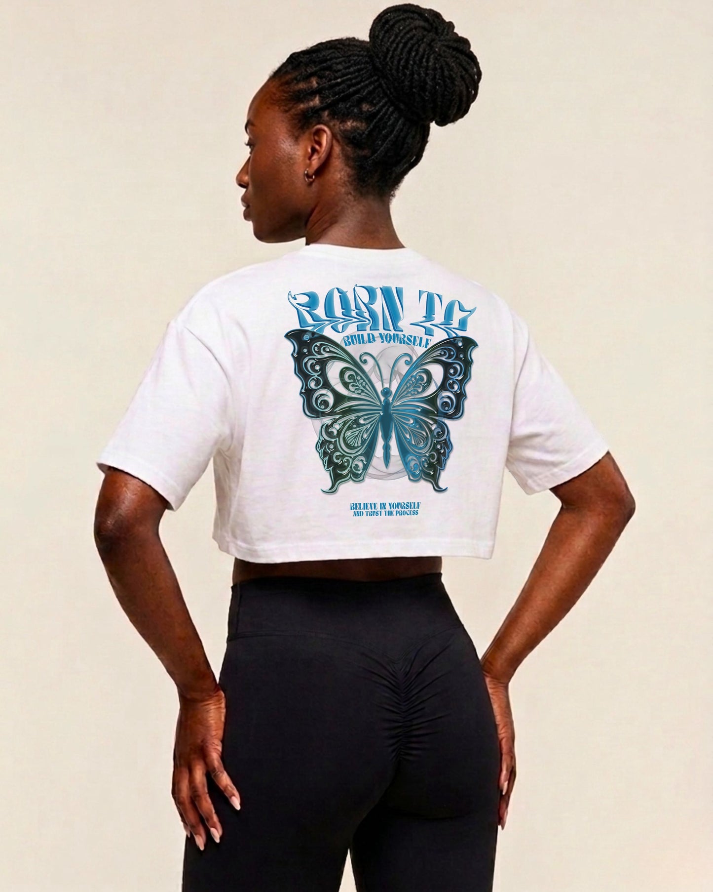 Butterfly | Oversized Crop Top