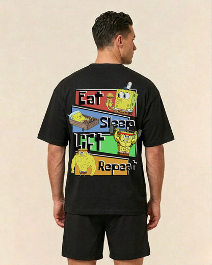 Eat Sleep Lift Repeat 3.0 | Oversized Shirt