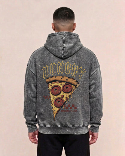 Hungry | Oversized washed hoodie