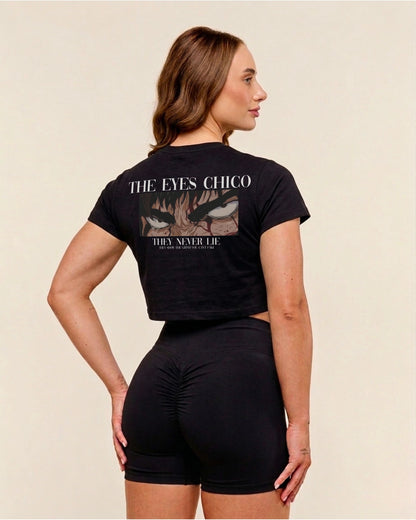 Eyes Chico | Oversized Crop Top