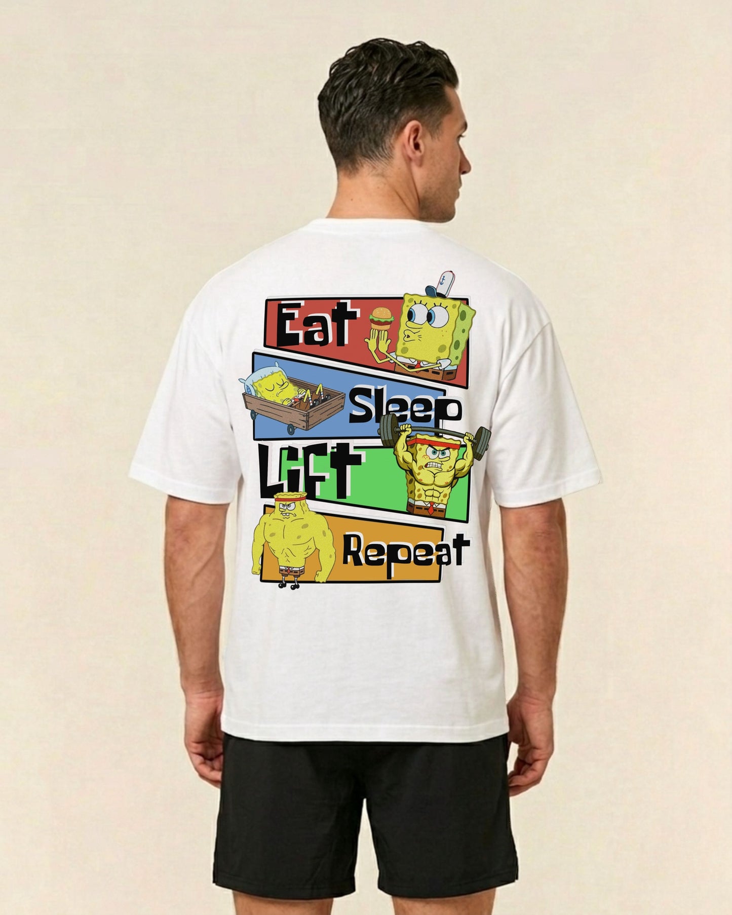 Eat Sleep Lift Repeat 3.0 | Oversized Shirt