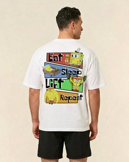 Eat Sleep Lift Repeat 3.0 | Oversized Shirt