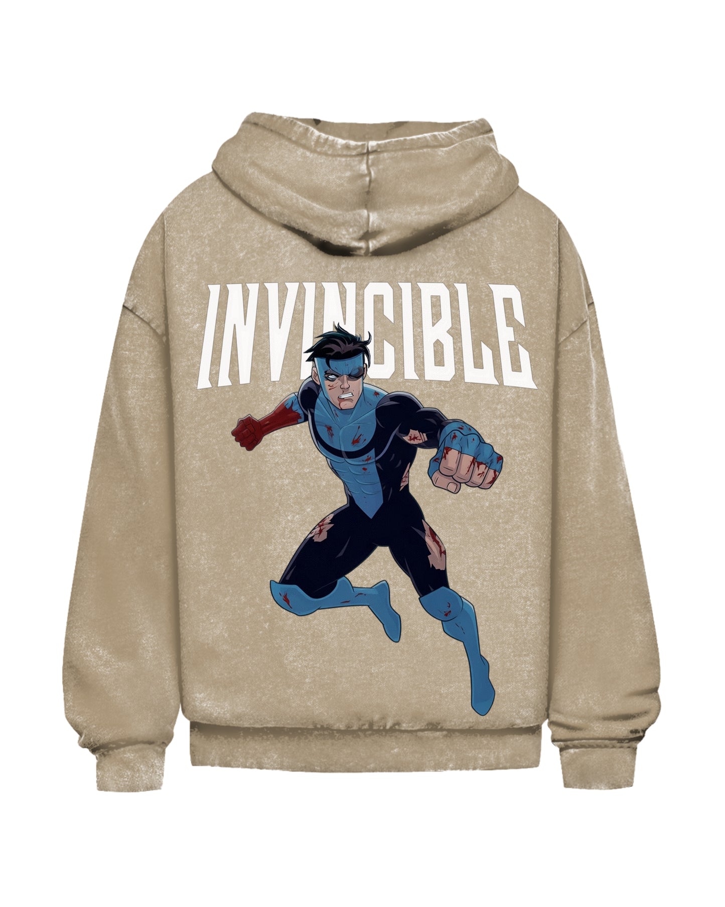 Invincible | Oversized Washed Hoodie