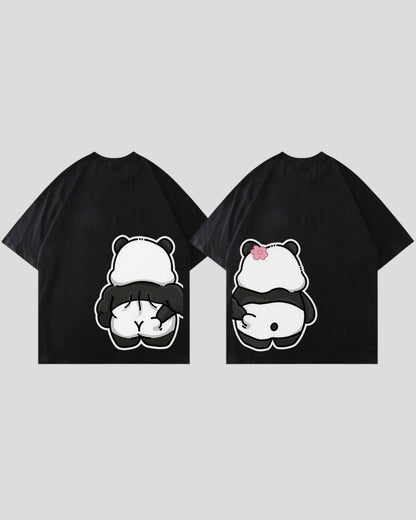 Panda Duo Bundle | Oversized Shirt
