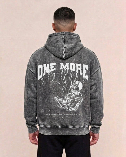 One More | Oversized washed hoodie