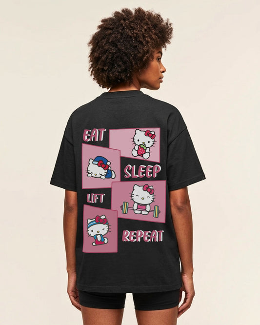 Eat Sleep Lift Repeat 3.0 | Oversized Shirt
