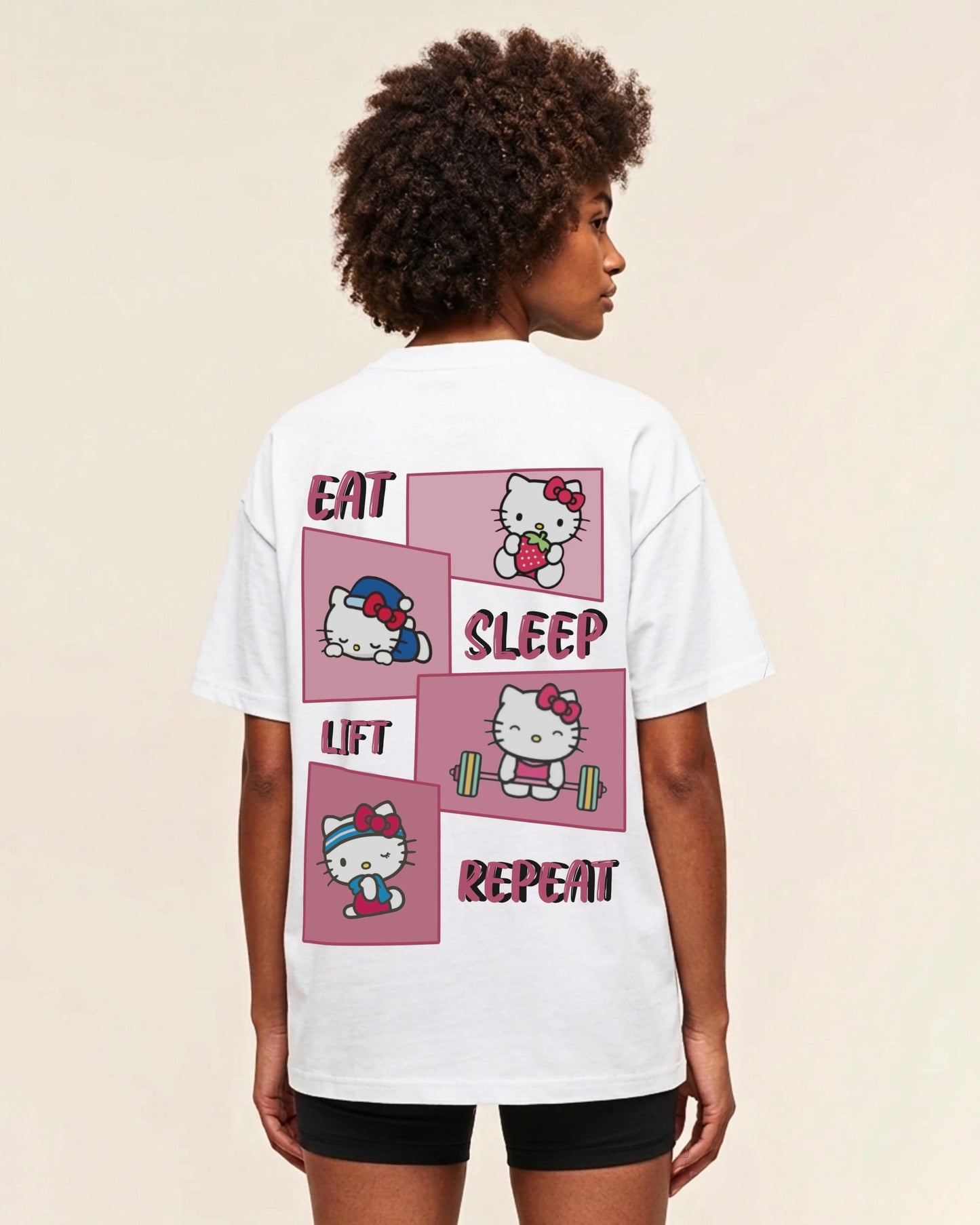 Eat Sleep Lift Repeat 3.0 | Oversized Shirt