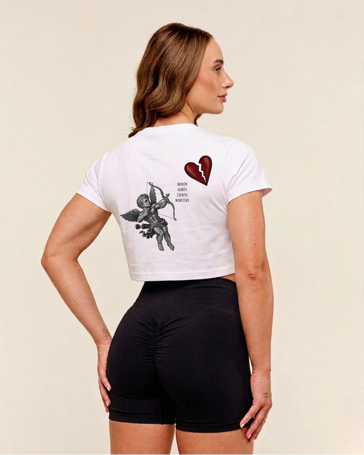 Broken Hearts | Oversized Crop Top