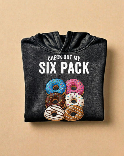 Six Pack | Oversized Washed Hoodie
