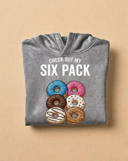 Six Pack | Oversized Washed Hoodie