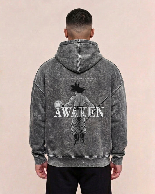 Awaken | Oversized Washed Hoodie