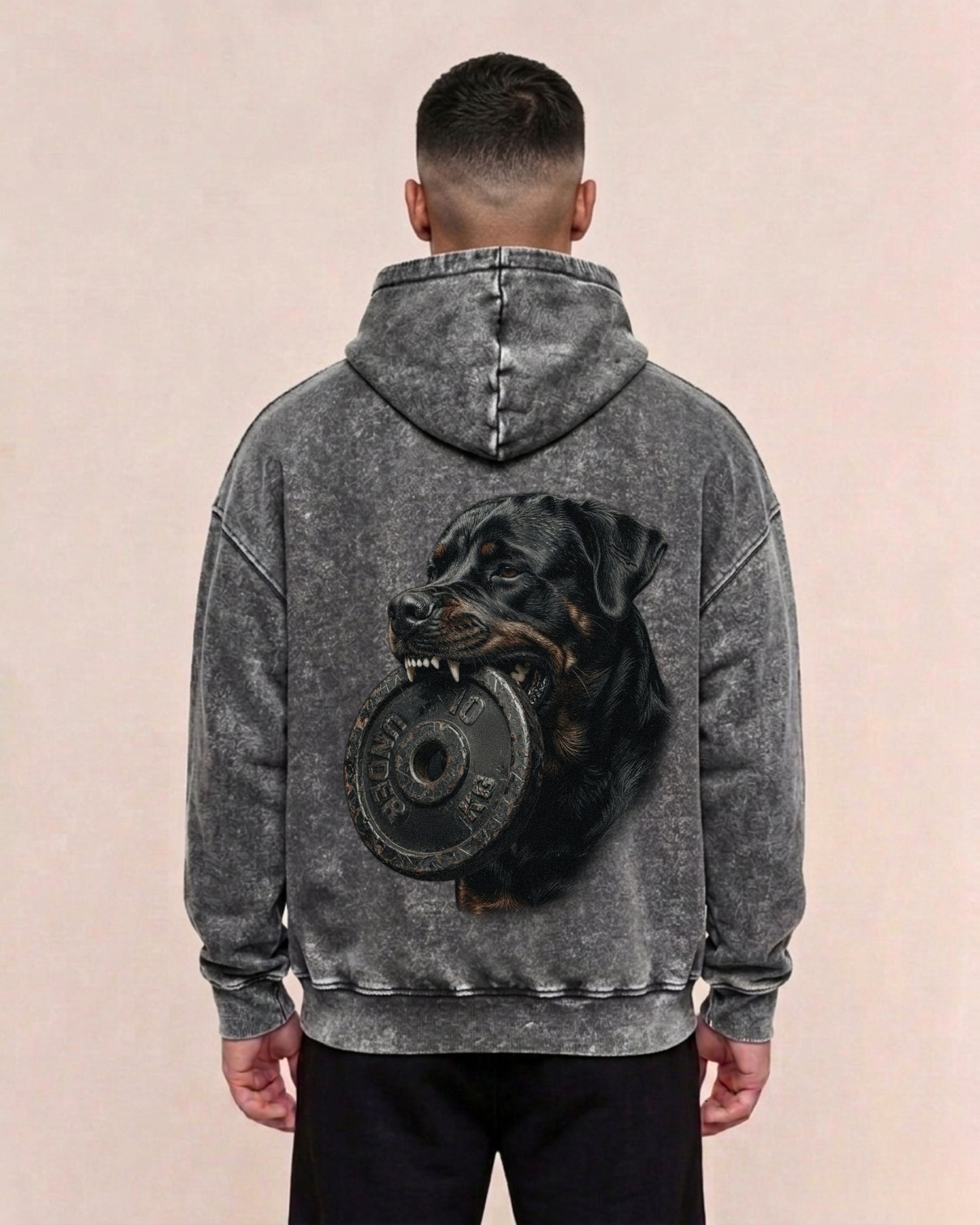 Iron Bite | Oversized Washed Hoodie