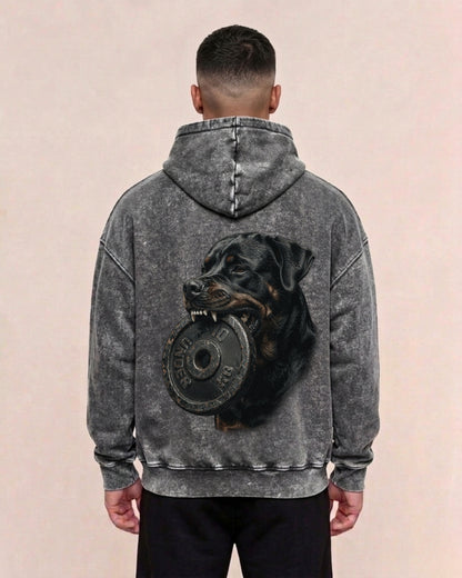 Iron Bite | Oversized Washed Hoodie
