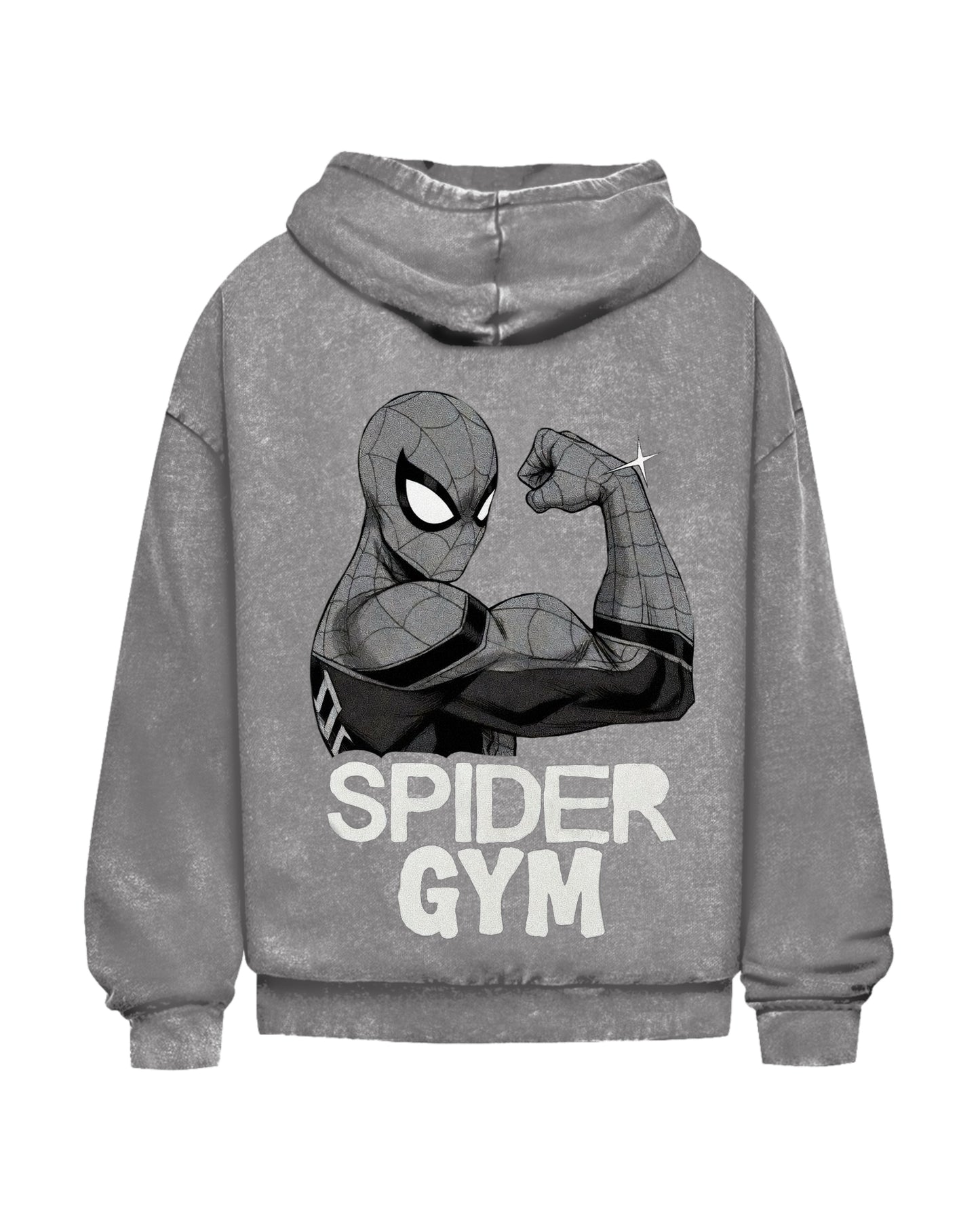 Spider Gym | Oversized Washed Hoodie
