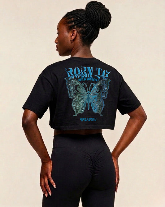Butterfly | Oversize Crop Top