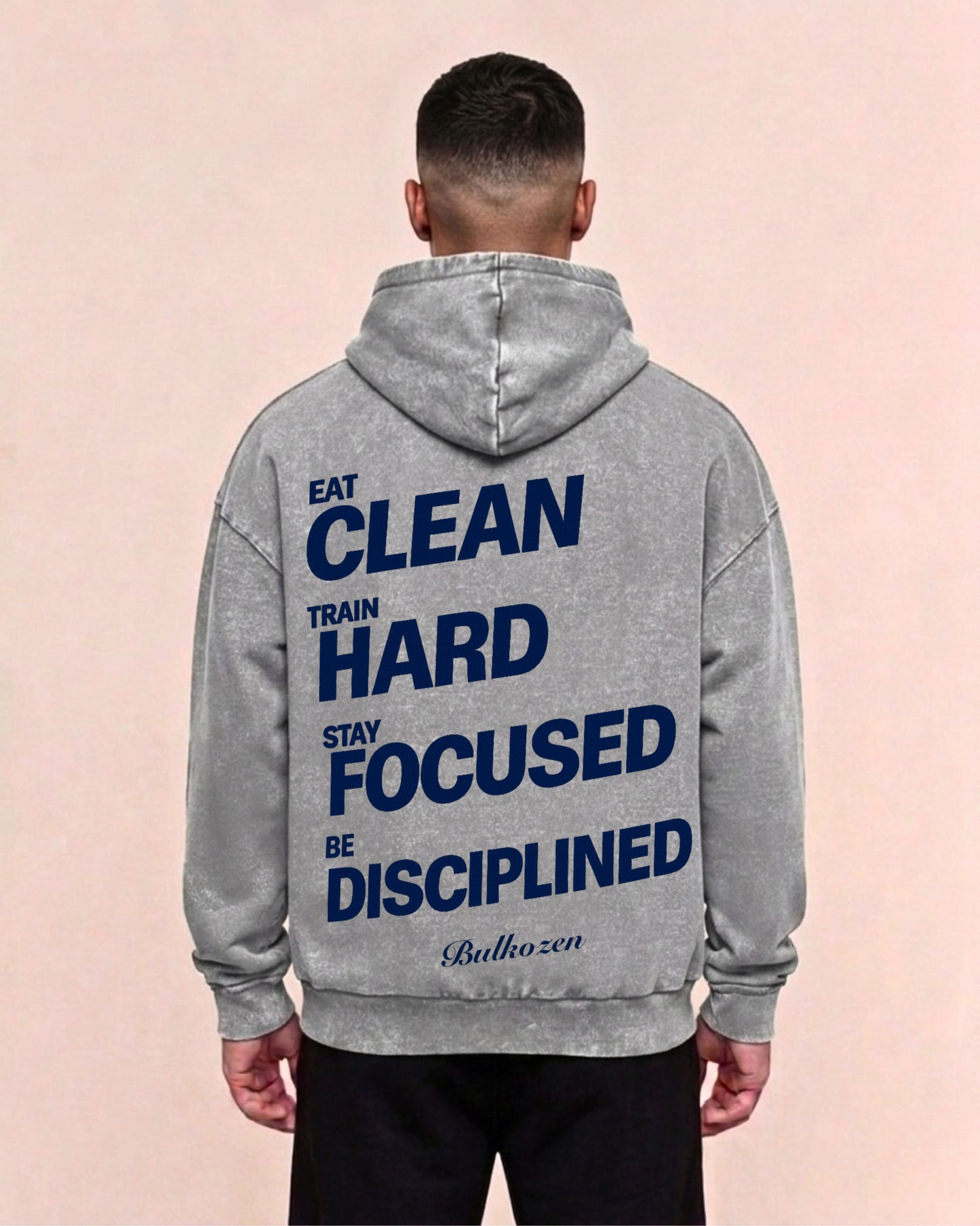 Clean Motivation | Oversized Washed Hoodie
