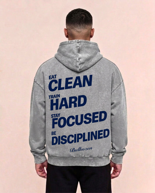 Clean Motivation | Oversized Washed Hoodie