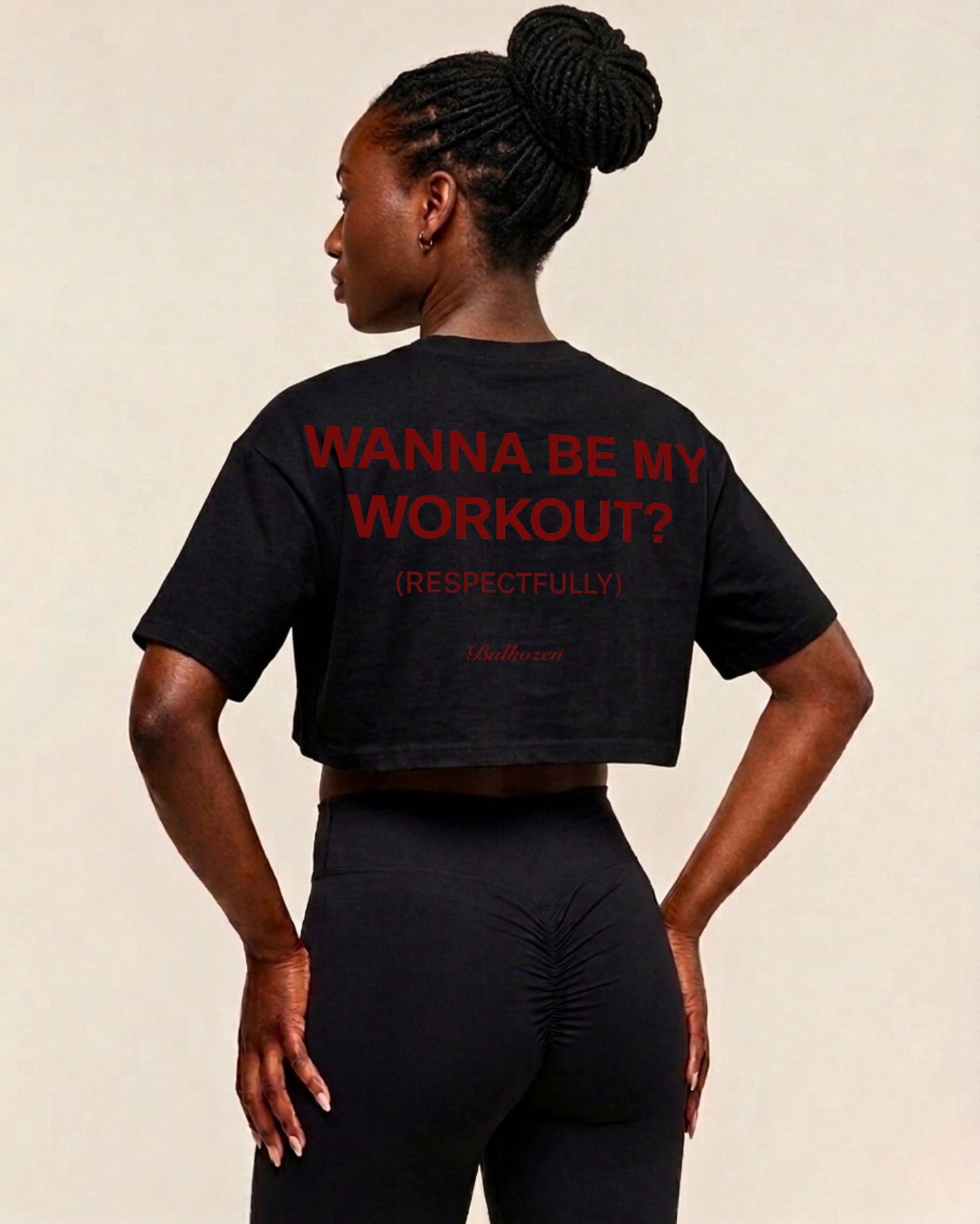 Be My Workout? | Oversized Crop Top