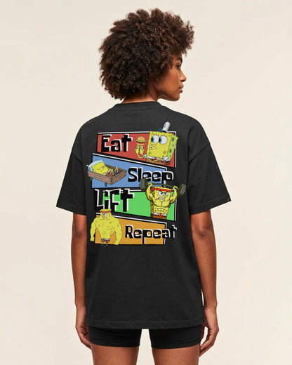 Eat Sleep Lift Repeat 3.0 | Oversized Shirt
