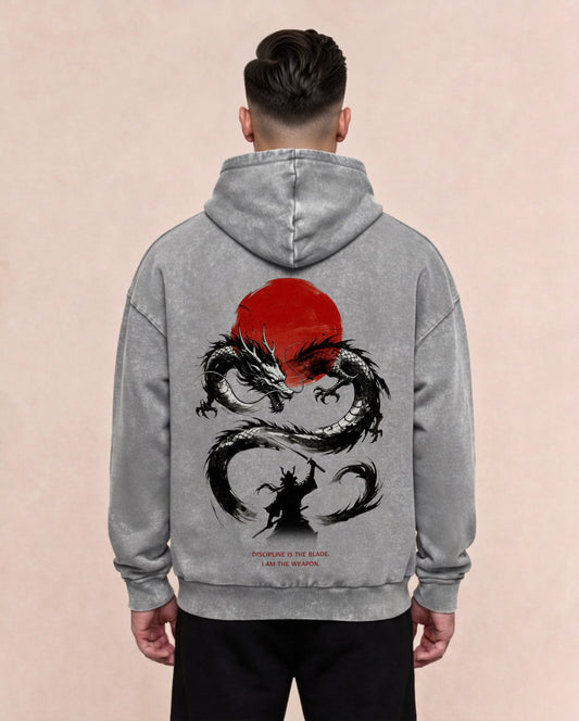 Dragon | Oversized Washed Hoodie