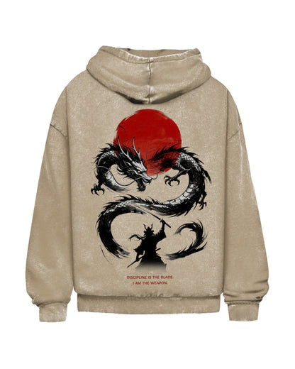 Dragon | Oversized Washed Hoodie