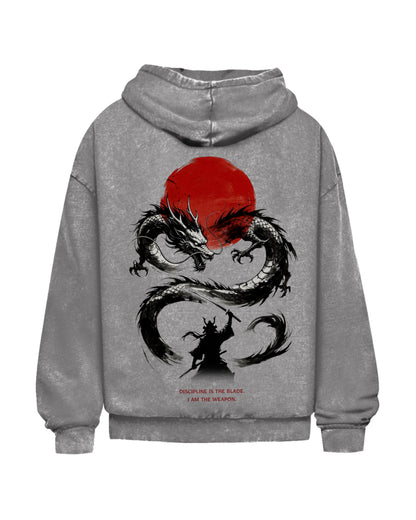 Dragon | Oversized Washed Hoodie