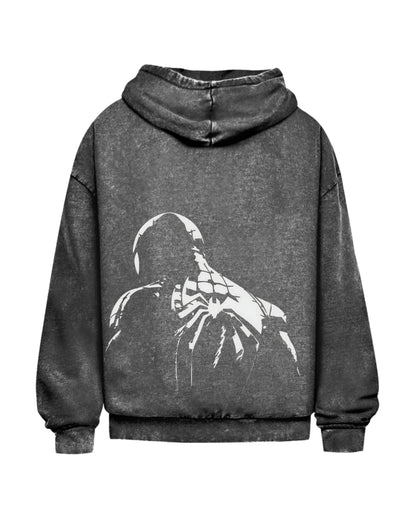 Arachnyx | Oversized Washed Hoodie