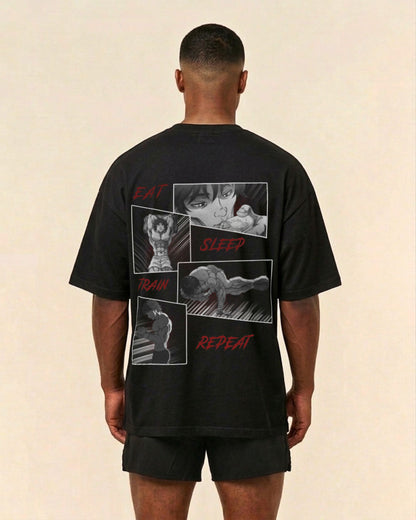 Eat Sleep Train Repeat | Oversized shirt