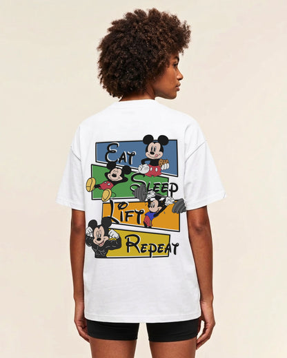 Eat Sleep Lift Repeat 2.0 | Oversized shirt