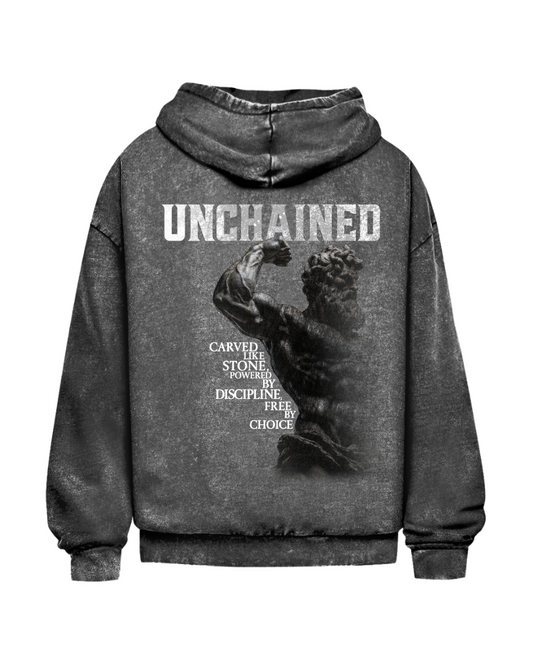 Unchained | Oversized washed hoodie