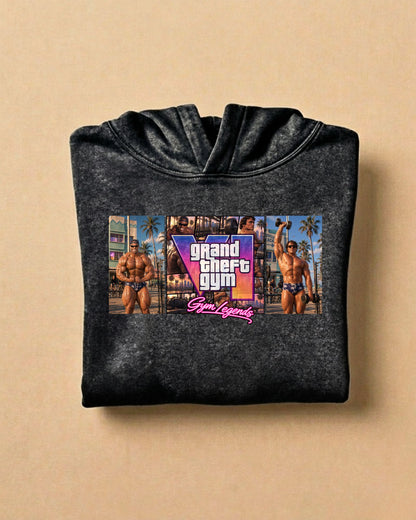 Gym Legends | Oversized Washed Hoodie