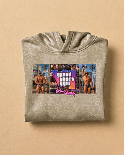 Gym Legends | Oversized Washed Hoodie