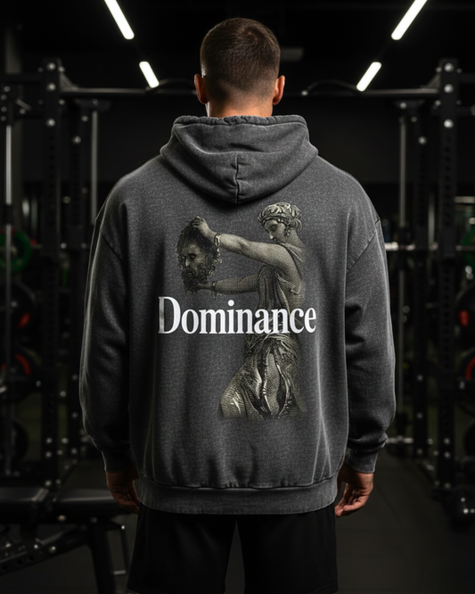 Dominance | Oversized washed hoodie